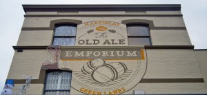 Pub mural in green lanes harringay