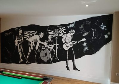 sex pistols mural