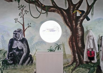 Image of gorilla mural