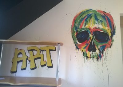 graffiti mural for teenage boy