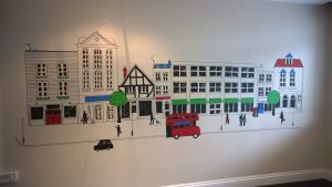 High street mural