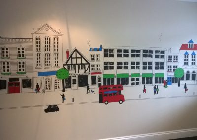 High street mural
