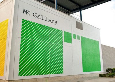 exterior mural on milton keynes gallery