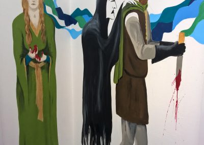 macbeth mural for school