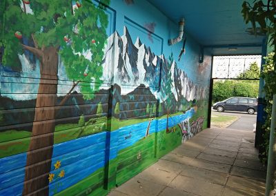 catholic primary school mural