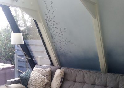 grasses mural