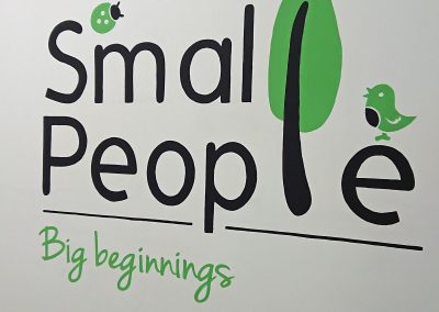 Image of Small People day nursery sign
