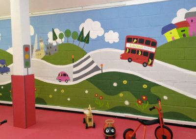 Image of Transport mural for day nursery