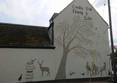 Image of pub mural
