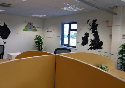 Image of Office murals for Plancast