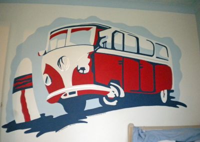 Image of vw camper cool mural