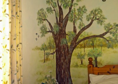 Image of woodland mural