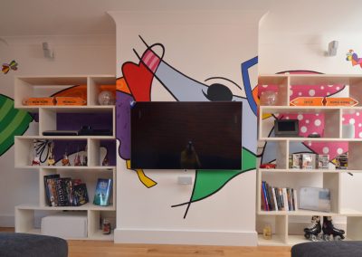 Britto inspired mural
