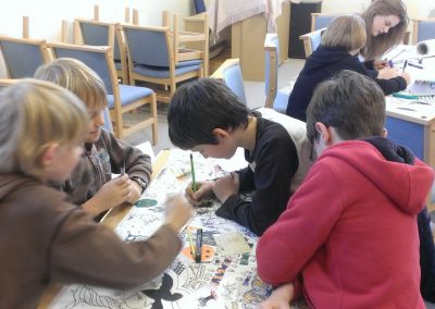 children drawing