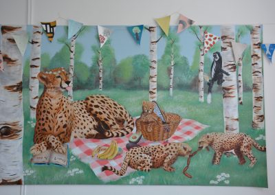 Image of cheetah painting