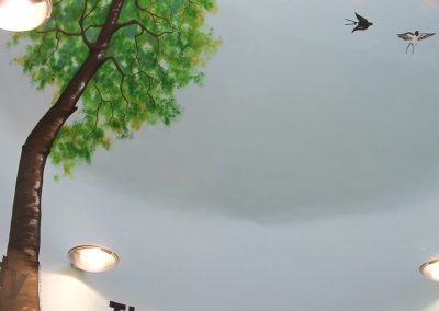 Marston Vale Forest Centre tree mural