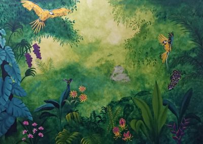 Tropical mural