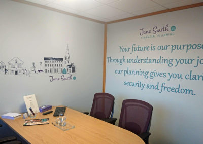 Office meeting room wall art