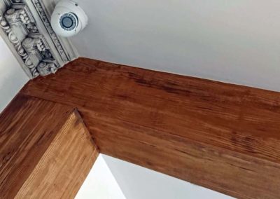 Faux oak beam