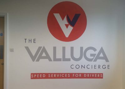 Valluga branding mural