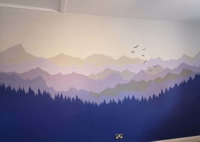 Mountain mural