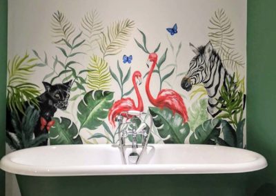 Jungle bathroom