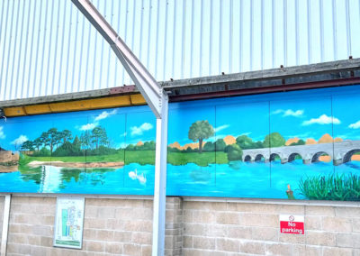 Blandford Form themed mural