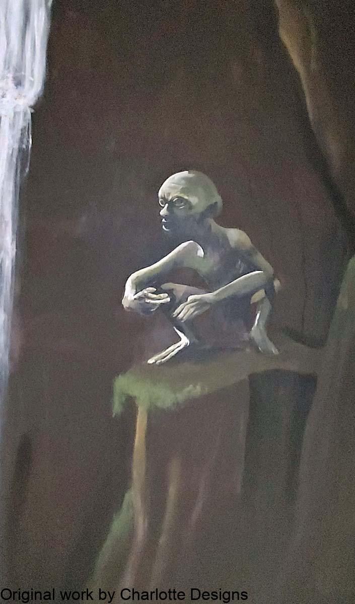 tolkien gollum Gollum detail from Tolkien mural