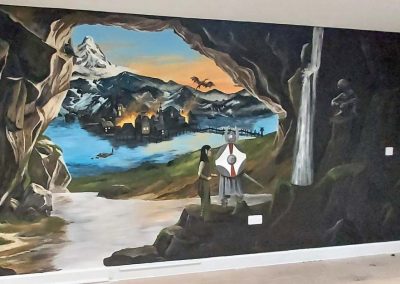 Tolkien inspired home mural Southampton