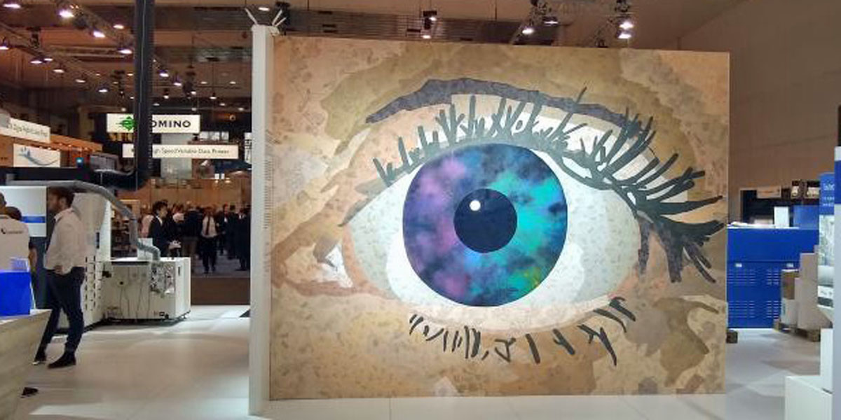 Epson eye1 Epson printers exhibition mural brussels