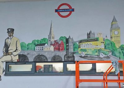Bedford Bus Station Mural