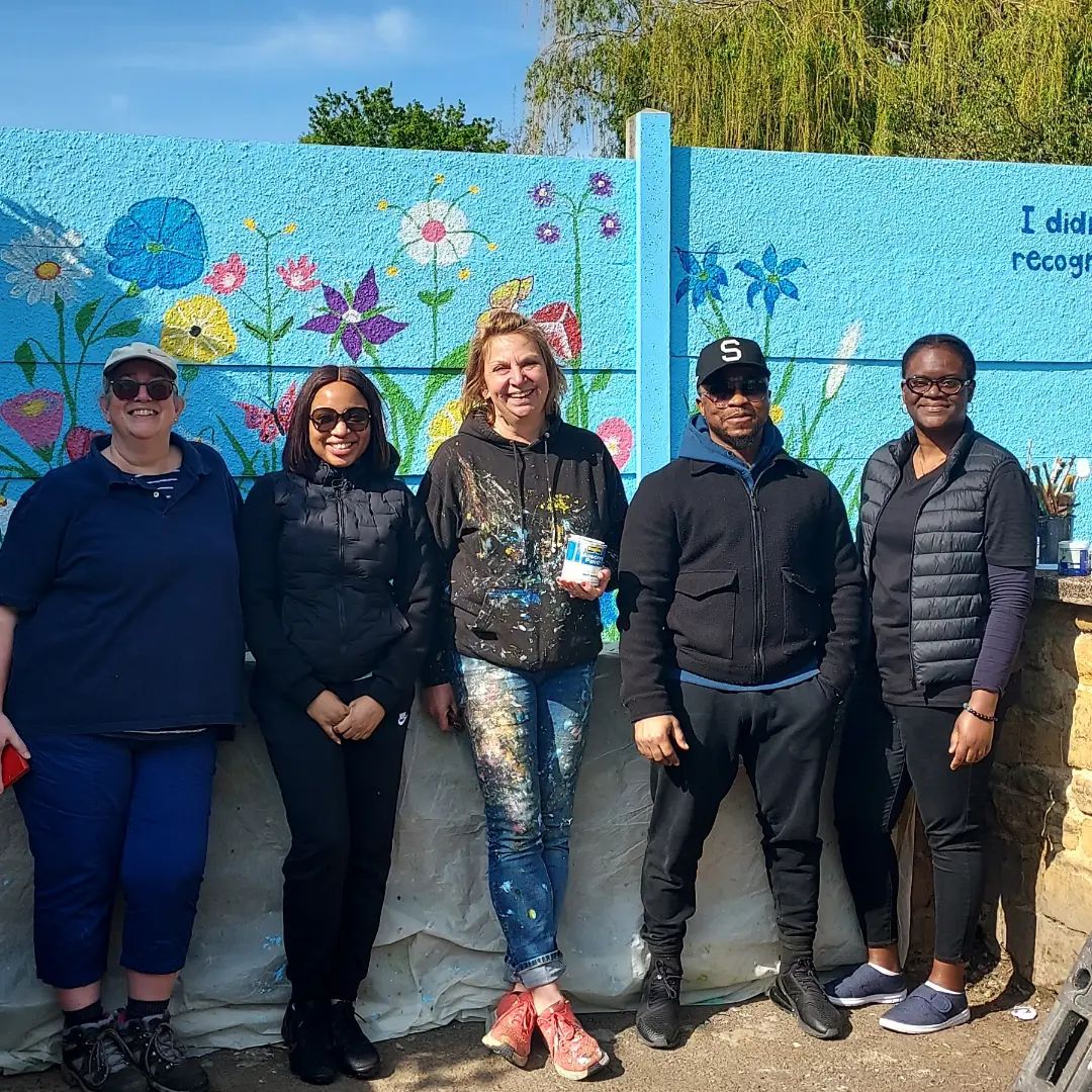 St katherines gardens mural painting 7