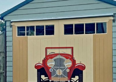 Vintage Bentley Garage door