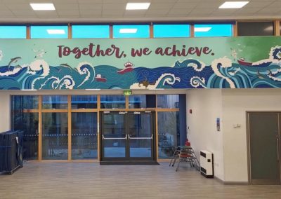 sea mural for school hall