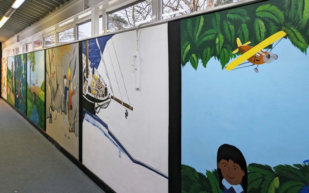 School Library mural
