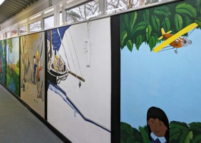 School Library mural