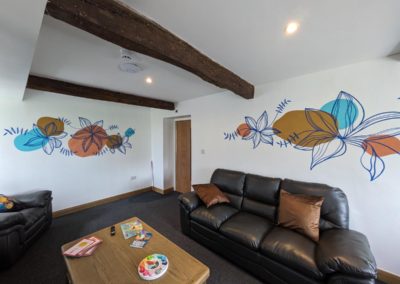 Children's home sitting room mural