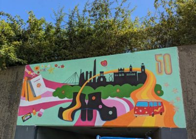 Weston Favell Shopping Centre Anniversary Murals