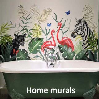 home murals 2024 Home mural painter