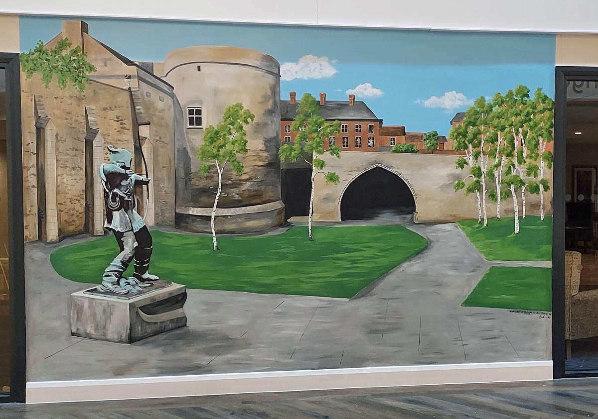 Nottingham Castle mural