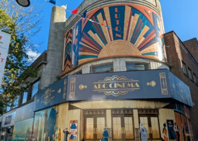 Luton ABC Cinema frontage mural