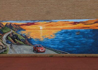 Mackeness Ward mural at St Andr3ew's Healthcare hospital