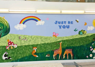 Family hub mural