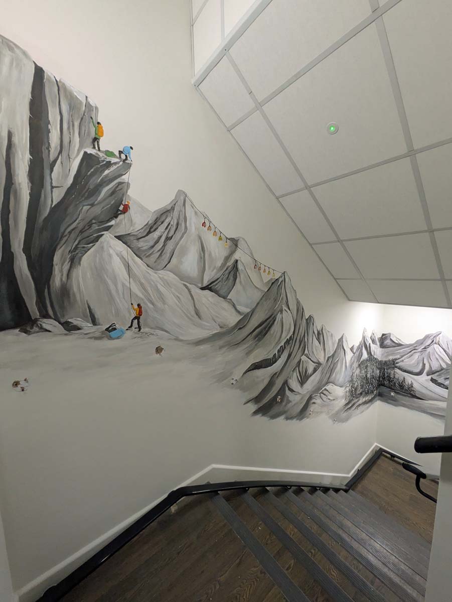 Millbank group mountain mural
