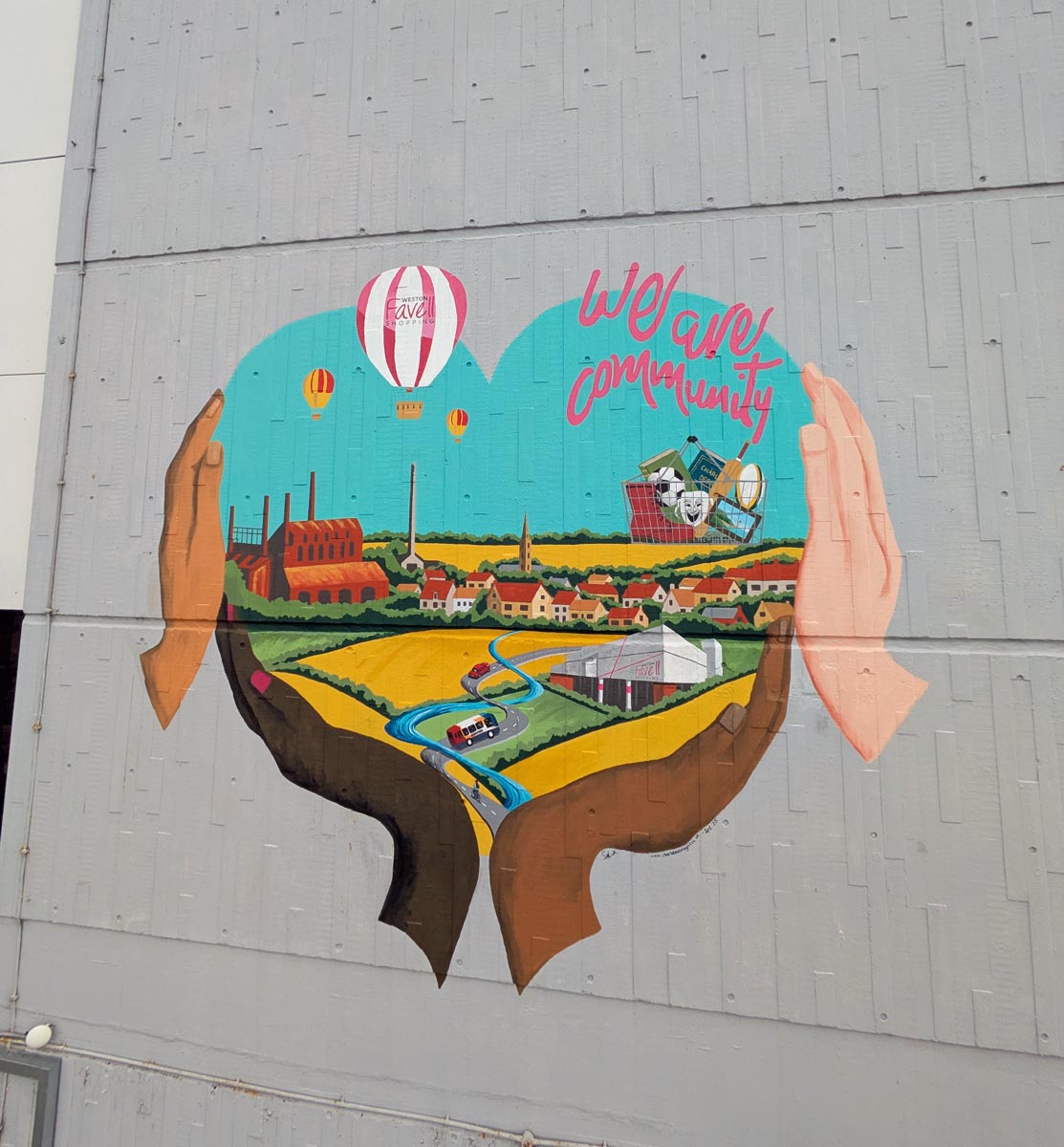 Weston Favell Community mural