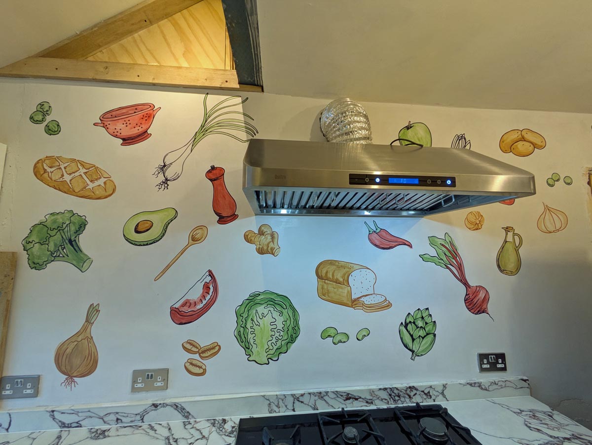 Kitchen mural