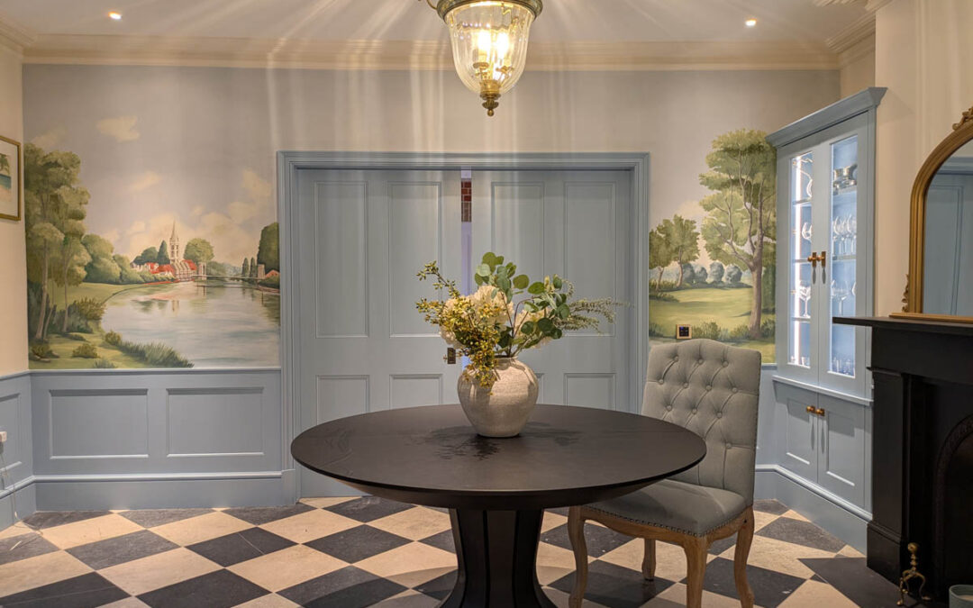 Dining room Landscape mural