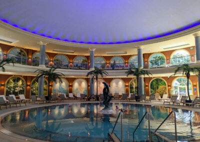 Nirvana Spa Colusseum Pool murals